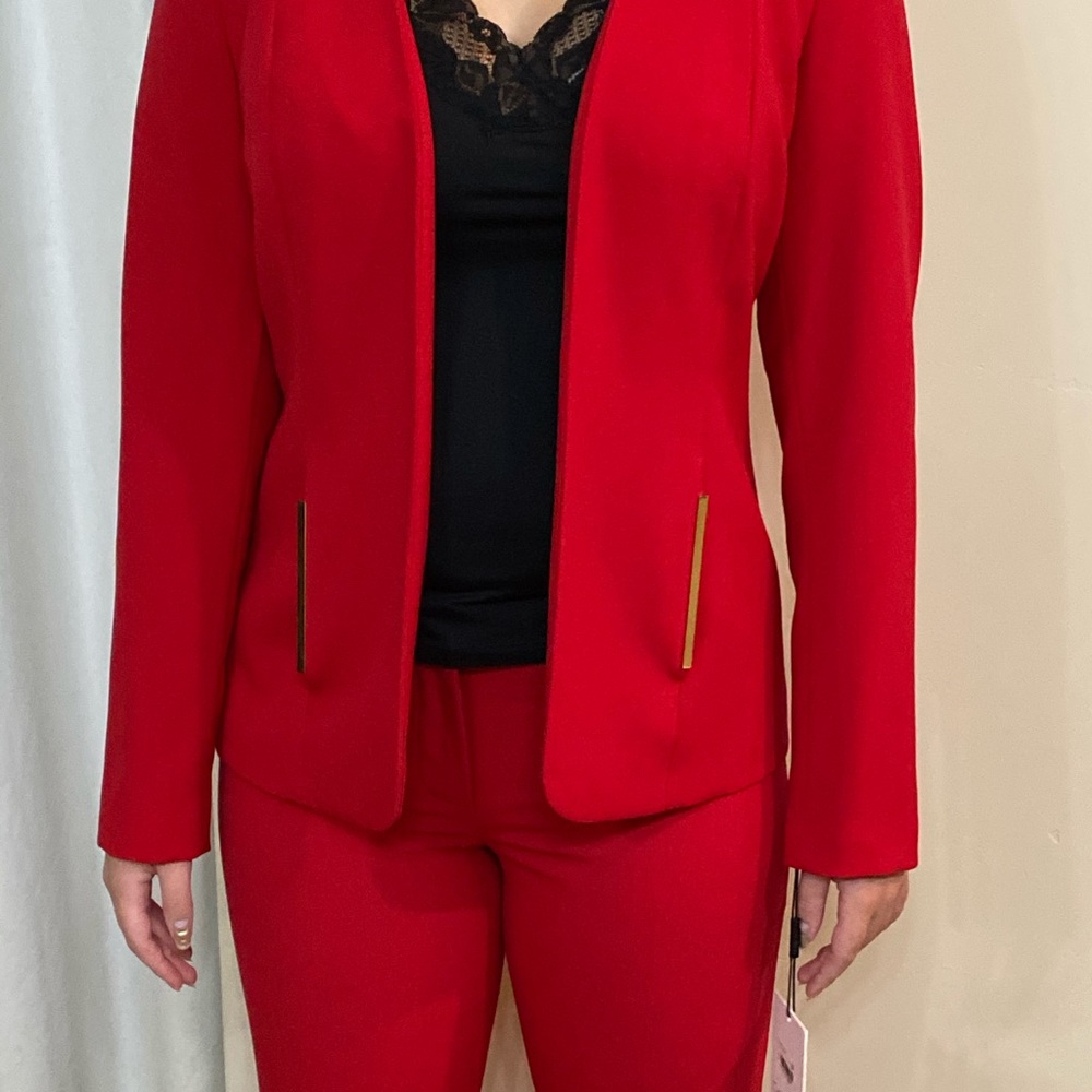 Calvin Kline Red Pantsuit